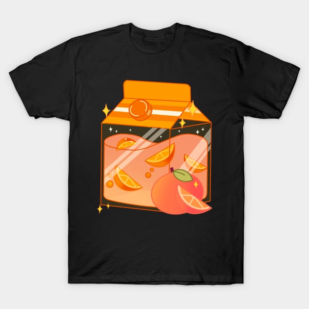 Orange Juice Box T-Shirt by DreamPassion